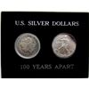 Image 1 : 2-U.S. SILVER DOLLARS; 1997 AMERICAN