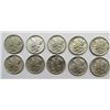 Image 1 : 10-1944 MERCURY SILVER DIMES AU/BU