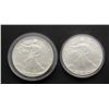 Image 1 : 1994 & 2006 AMERICAN SILVER EAGLES