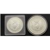 Image 2 : 1995 & 2002 AMERICAN SILVER EAGLES