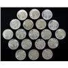 Image 2 : 19-MEXICO AU/BU CLEN (100) PESO SILVER COINS