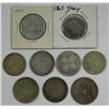 Image 1 : 9- SILVER FOREIGN COINS
