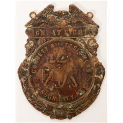 Corbett Fitzsimmons Fight Badge  (75700)