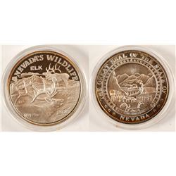 Nevada Wildlife Silver Medal  (90703)