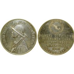 Mexican Silver Mining Medal  (100343)