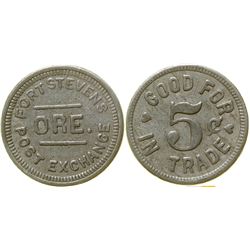 Fort Stevens Post Exchange Token  (100322)