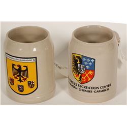 Beer Steins / German / 2 Items.  (89515)