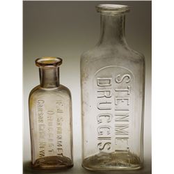 Steinmetz  Druggist  Bottles (2 items)  (59273)