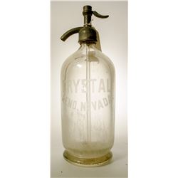 Seltzer Bottle  / Crystal, Reno  (78874)