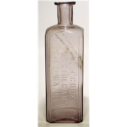 A. M. Cole Apothecary Bottle  (57731)