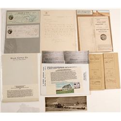 Cattle Co and Ranch Ephemera Group  (89113)