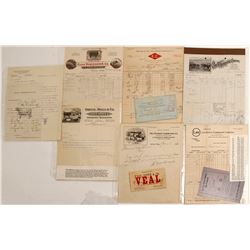 Livestock Merchants Ephemera  (89117)