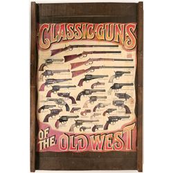 Old West Guns Display Board  (91400)
