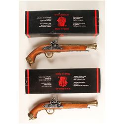 Pair of Denix Pirate Flintlock Pistols  (33453)