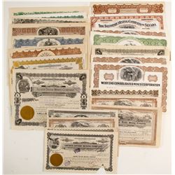 Tonopah and Nevada Mining Stocks   (89831)