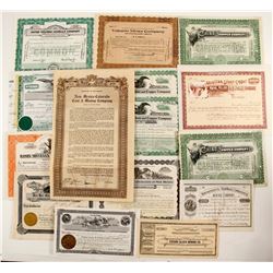 Assorted Mining Stocks (14)  (89910)