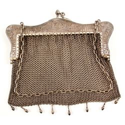 Silver Chain Purse  (89175)