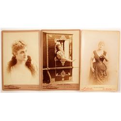 Lillian Russell Mounted Photos (3)  (89342)