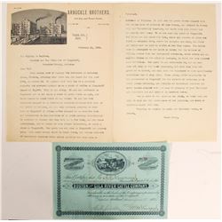 Arizona Cattle and Coffee Ephemera  (89115)