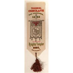 Knights Templar, Bodie, CA Ribbon  (100062)
