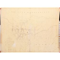 Montana Map, 1872  (84675)