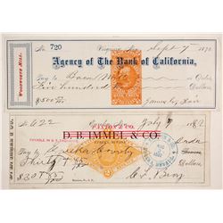 Rare Nevada Checks (2)  (89863)