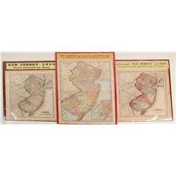 Maps of New Jersey (3)  (72010)