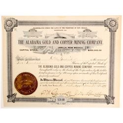 Pat Garrett Signed Gold Mining Stock  (90971)
