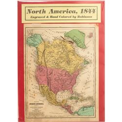 Map of North America (Pre Gold Rush)  (59341)