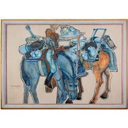 Panhandlers Painting   (76602)