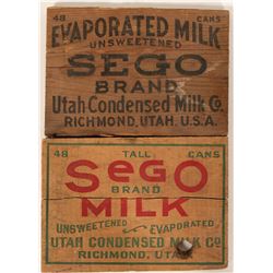 Sego Wood Milk Box Ends (2)  (100044)