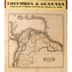 Map of Columbia & Guayana  (59639)