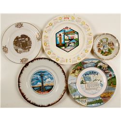 5 Souvenir Plates  (76840)