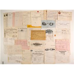 Billheads and Letters  (89870)