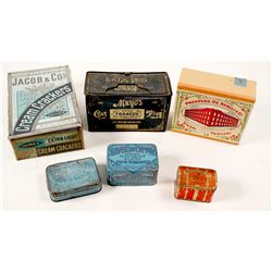 General Store Tins (6)  (58703)