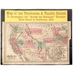 Map of Territories & Pacific States   (59306)