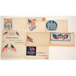 8 Civil War & Political Covers  (91074)