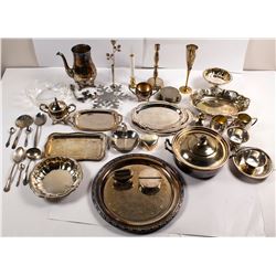 Group of Silver Plate Items  (56840)