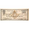Image 1 : Placerville Masonic Hall Association Stock Certificate, 1897  (90589)