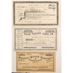 Three Bay Area Stocks  (90420)