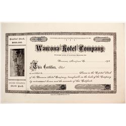 Unused Wawona Hotel Company Stock  (88176)