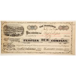 People's Ice Company Stock  (91049)