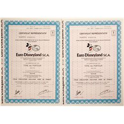 2 Tickets to Euro Disneyland S.C.A.  (91044)