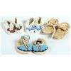 Image 1 : Paiute Lot of 4 baby Moccasins, Pyramid Lake  (87522)