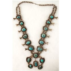Navajo Squash Blossom Necklace  (90665)