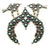 Image 2 : Turquoise Squash Blossom Necklace  (90662)