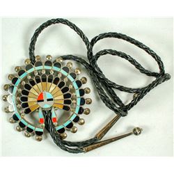 Zuni "Sunface" Bolo Tie  (88210)