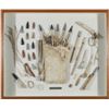 Image 1 : Framed replica Atl-atl points and  Quiver   (87631)