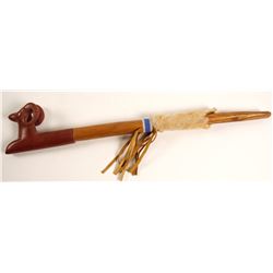 Big Horn Sheep Clay Pipe  (90633)