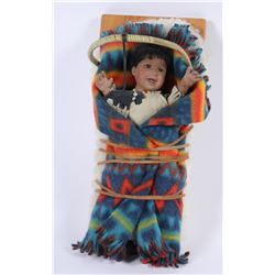 Small Baby Basket with Baby  (87840)